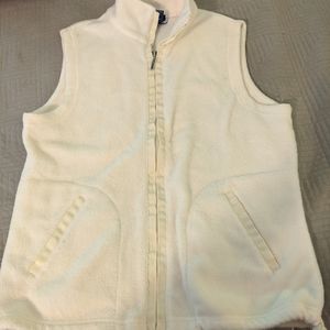 3/$30 Catalina Cream Color Polar Fleece Vest